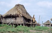 Pfahlbauten in Ganvie, Benin, Westafrika